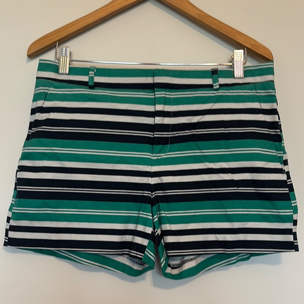 Banana Republic Factory Store Striped Shorts Sz 8P NWT